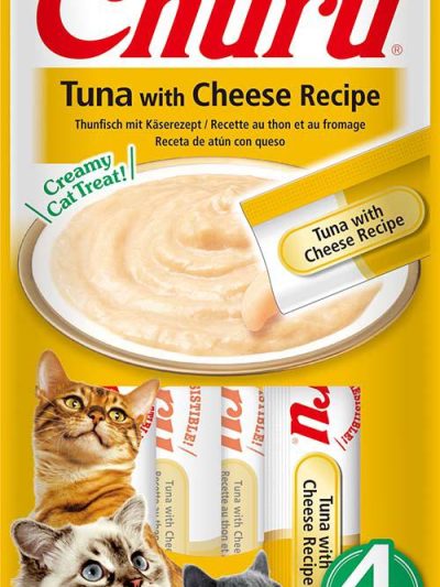CHURU CAT ATUN CON QUESO 4*14GR  12 
