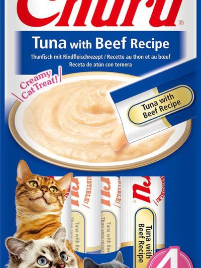 CHURU CAT ATUN CON TERNERA 4*14GR 12