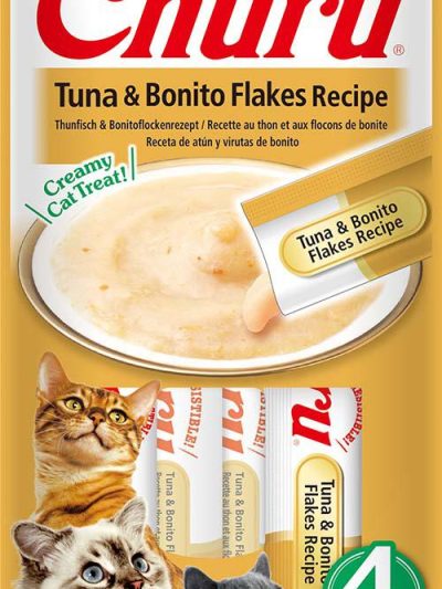 CHURU CAT ATUN CON VIRUTAS DE BONITO 4*14GR 12