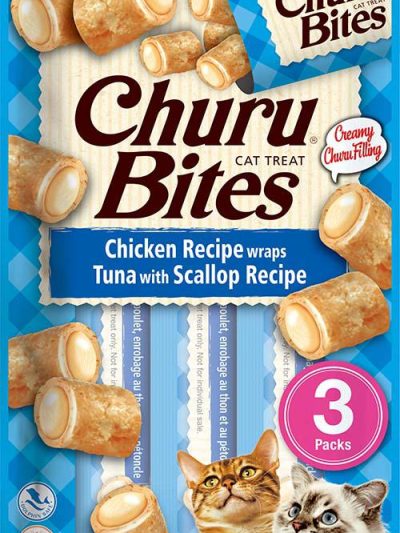 CHURU CAT BITES ATUN CON VIEIRA 3*10GR 12