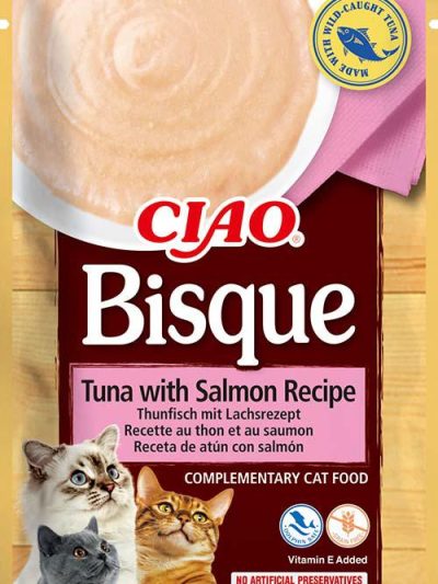 CHURU CAT CHICKEN BISQUE ATUN-SALMON 40 GR  12 