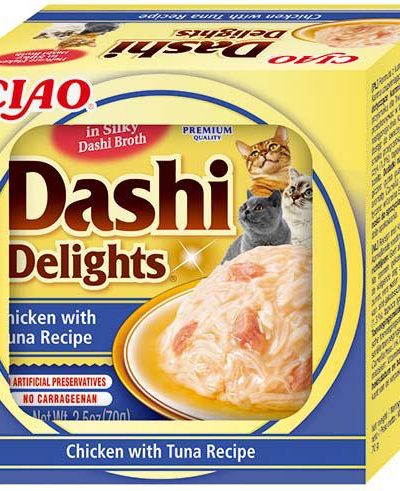 CHURU CAT DASHI POLLO CON ATUN 70 GR  6 