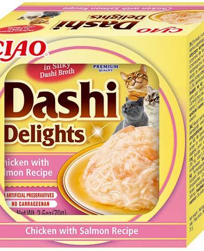 CHURU CAT DASHI POLLO CON SALMON 70 GR  6 