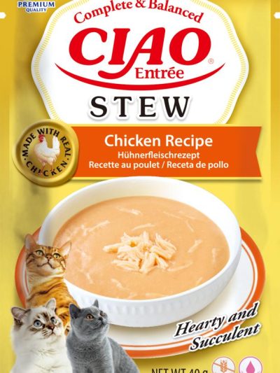 CHURU CAT ENTREE STEW POLLO 40GR  12 
