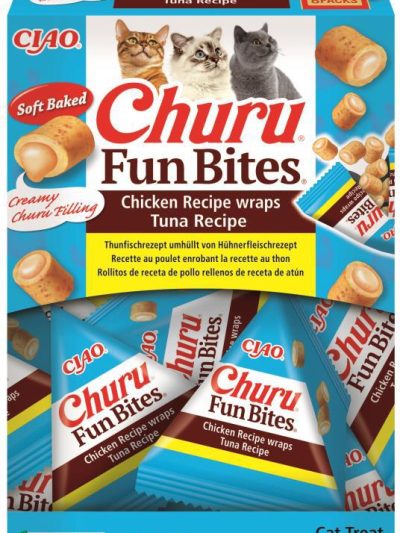 CHURU CAT FUN BITES ATUN PACK 8*12 GR 