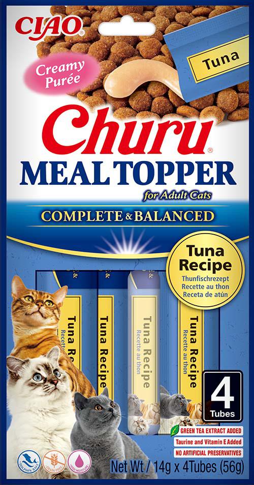 CHURU CAT MEAL TOPPER ATUN 4*14GR 12