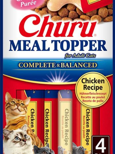 CHURU CAT MEAL TOPPER POLLO 4*14GR  12 