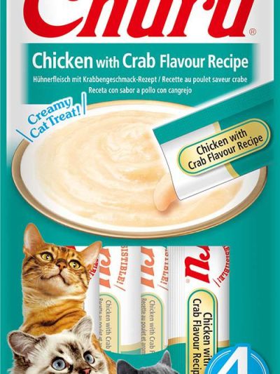 CHURU CAT POLLO CON CANGREJO 4*14GR  12 