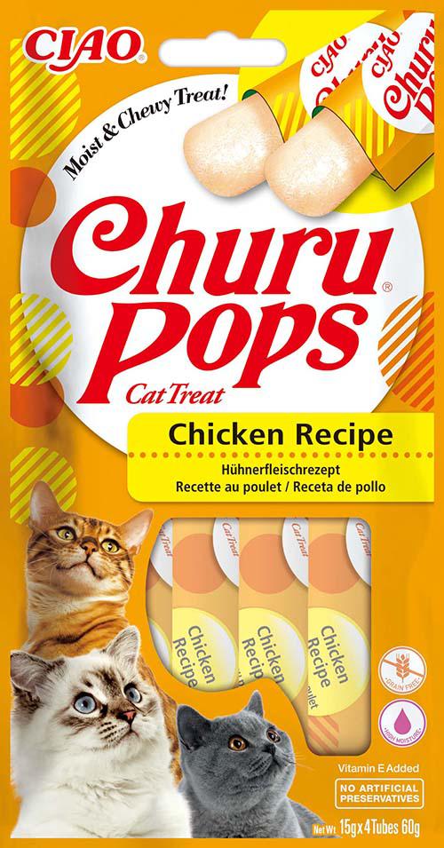 CHURU CAT POPS POLLO 14GR 1 CHURU CAT POPS POLLO 4*14GR 12