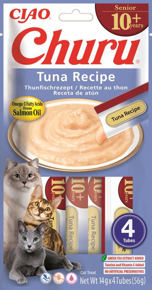 CHURU CAT SENIOR ATÚN 14GR 1 CHURU CAT SENIOR ATUN 4*14GR 12