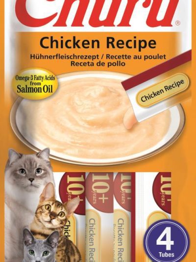 CHURU CAT SENIOR POLLO 4*14GR  12 