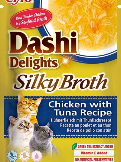 CHURU CAT SILKY BROTH POLLO-ATUN 40GR  12 