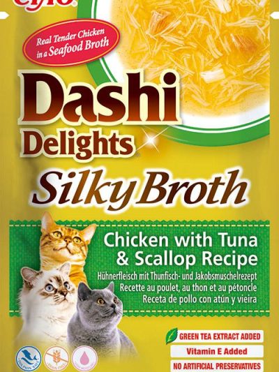CHURU CAT SILKY BROTH POLLO-ATUN-VIEIRA 40GR  12 