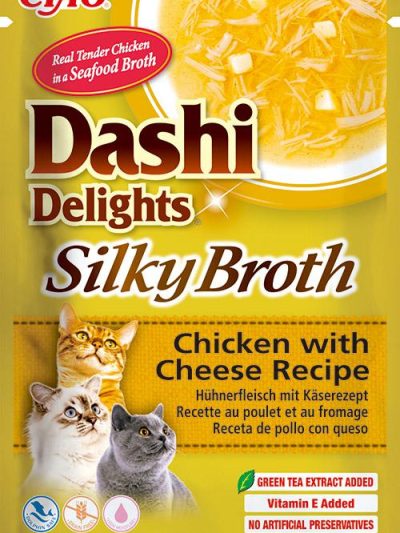 CHURU CAT SILKY BROTH POLLO-QUESO 40GR  12 