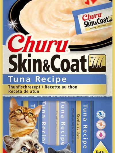 CHURU CAT SKIN&COAT ATUN 4*14GR  12 