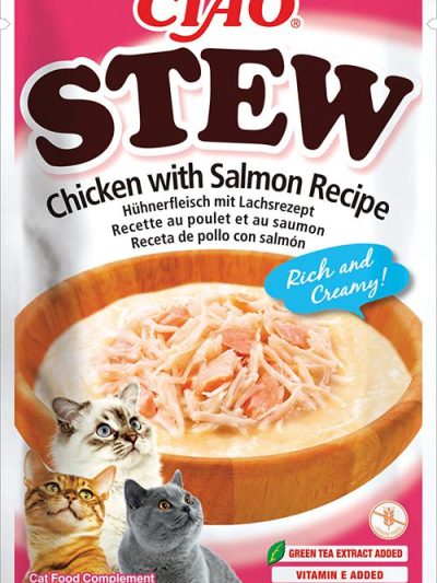 CHURU CAT STEW GUISO SALMON CON POLLO 40 GR  12 