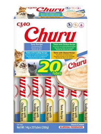 CHURU CAT VARIEDADES ATUN 20*14GR