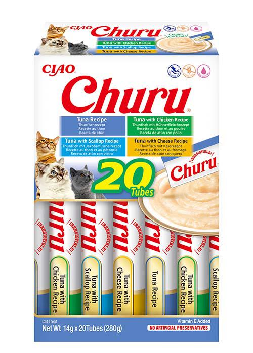 CHURU CAT VARIEDADES ATÚN 20 UNIDADES 1 CHURU CAT VARIEDADES ATUN 20*14GR