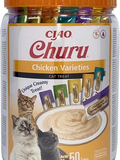 CHURU CAT VARIEDADES POLLO 50*14GR