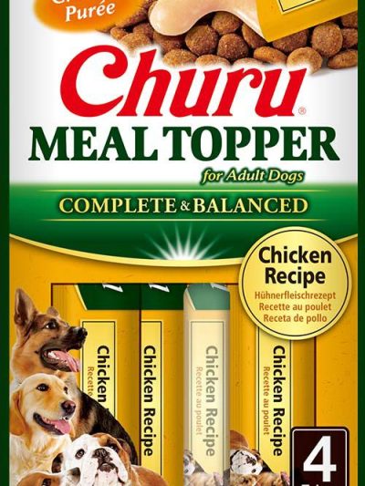 CHURU DOG MEAL TOPPER POLLO 4*14GR 12