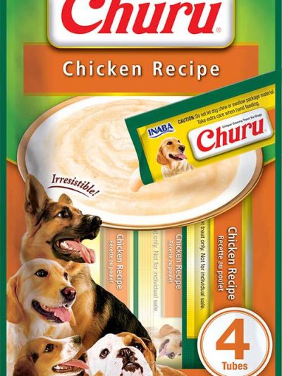 CHURU DOG POLLO  4*14GR  12 