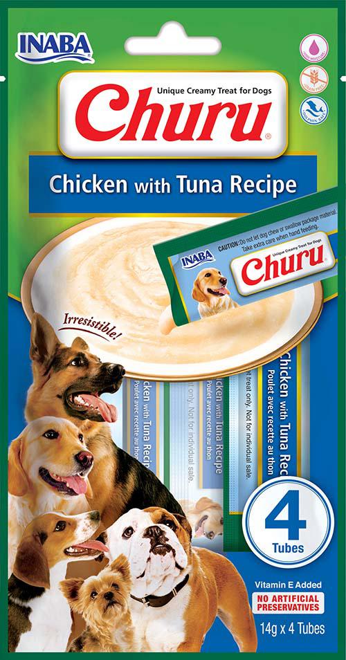 CHURU DOG POLLO-ATUN 4*14GR 12