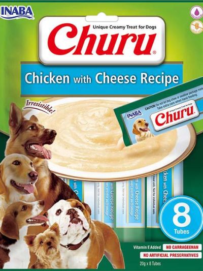 CHURU DOG POLLO-QUESO 8*20GR 8