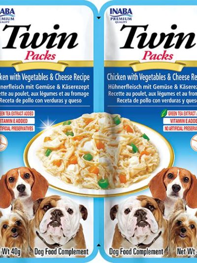 CHURU DOG TWIN QUESO CALDO DE POLLO 2*40GR  12 