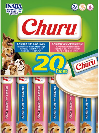 CHURU DOG VARIEDADES POLLO-MARISCO 20*14GR