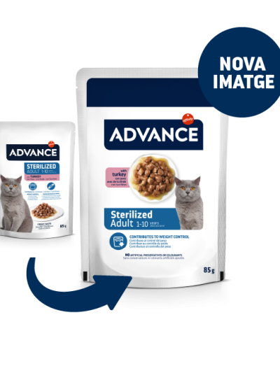 ADVANCE CAT WET STERILIZED TURKEY 85GR