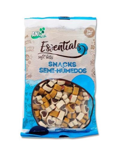 ESSENTIALS SNACKS 1€ CORAZONES RELLENOS  85g*15