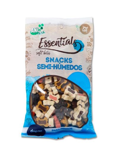 ESSENTIALS SNACKS 1€  HUESITOS Y CORAZON RELL  85g
