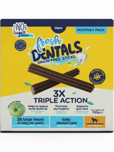 FRESH DENTALS GRAIN-FREE STICK 720g