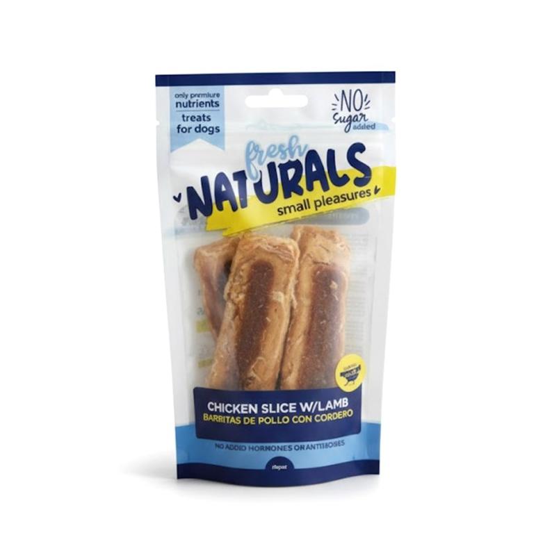FRESH NATURAL BARRITAS POLLO CORDERO 100GR 1 FRESH NATURAL BARRITAS POLLO CORDERO 100g