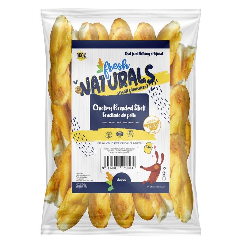 FRESH NATURAL TRENZAS DE POLLO 10UD 1 FRESH NATURAL TRENZAS DE POLLO* 10un