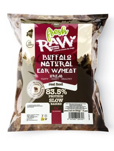 FRESH RAW OREJA BUFALO 5un  300g 