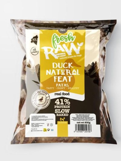 FRESH RAW PATAS PATO BOLSA GRANEL 500g