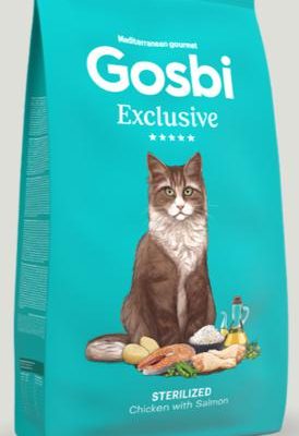 GOSBI EXCL CAT CH&SLM  STERILIZED  400g