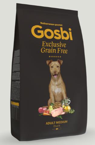 GOSBI EXCLUSIVE GRAIN FREE ADULT DUCK MEDIUM 3 KG 1 GOSBI EXCL GF ADULT DUCK MEDIUM 3 KG