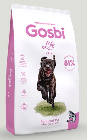 GOSBI LIFE DOG REDUCED FAT SALMON 12 KG