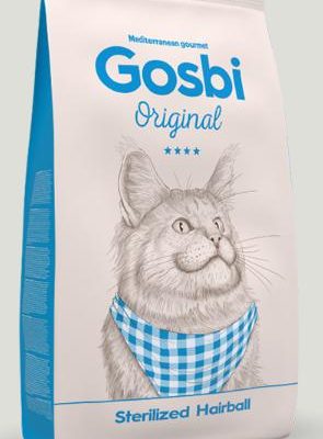 GOSBI ORIGINAL CAT STERILIZED HAIRBALL 3KG