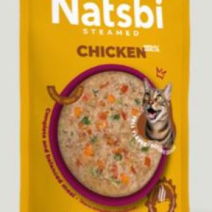 NATSBI CAT STEAMED CHICKEN 80g