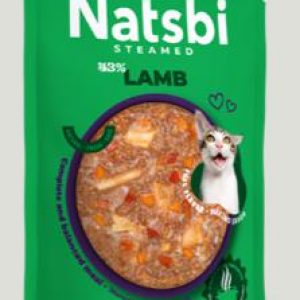 NATSBI CAT STEAMED LAMB 80g