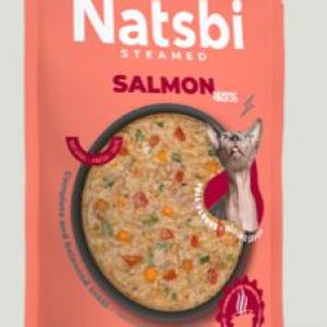 NATSBI CAT STEAMED SALMON 80g