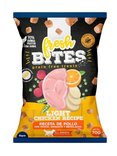SNACK FRESH BITES G/F  LIGHT  25*70g  