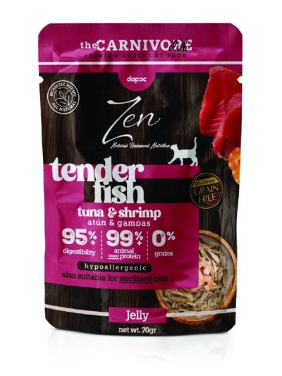 ZEN CAT TENDER FISH ATUN&GAMBA 70g*24u