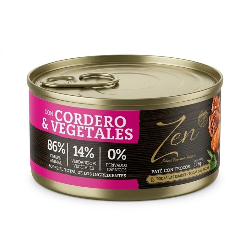 ZEN DOG MINI paté cordero y vegetales 185g