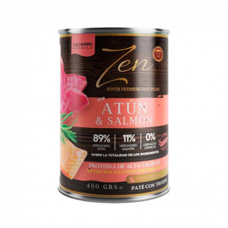 ZEN DOG paté atún y salmón 400g * FP