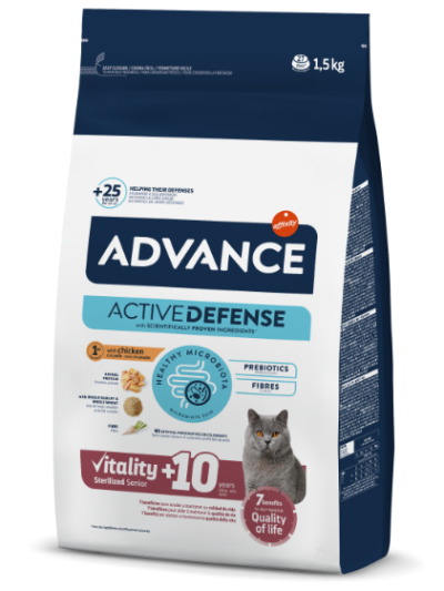 ADVANCE CAT STERILIZED +10 AÑOS