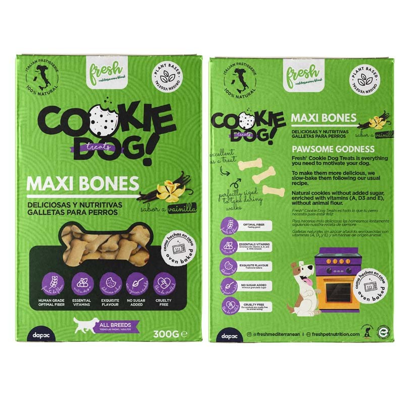 FRESH COOKIE MAXI BONES 300G 1 FRESH COOKIE MAXI BONES 300G